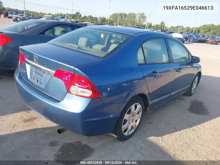 19XFA16529E046613 2009 Honda Civic Lx