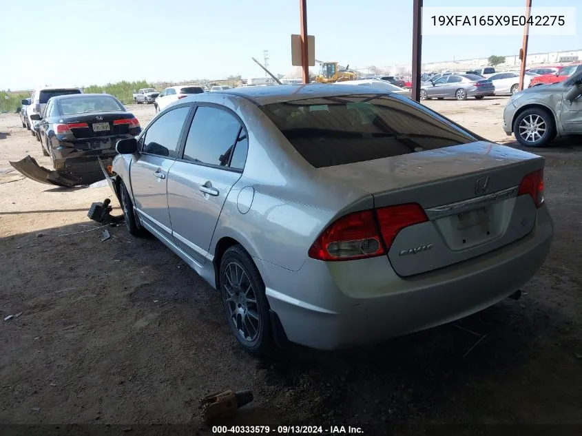 19XFA165X9E042275 2009 Honda Civic Lx