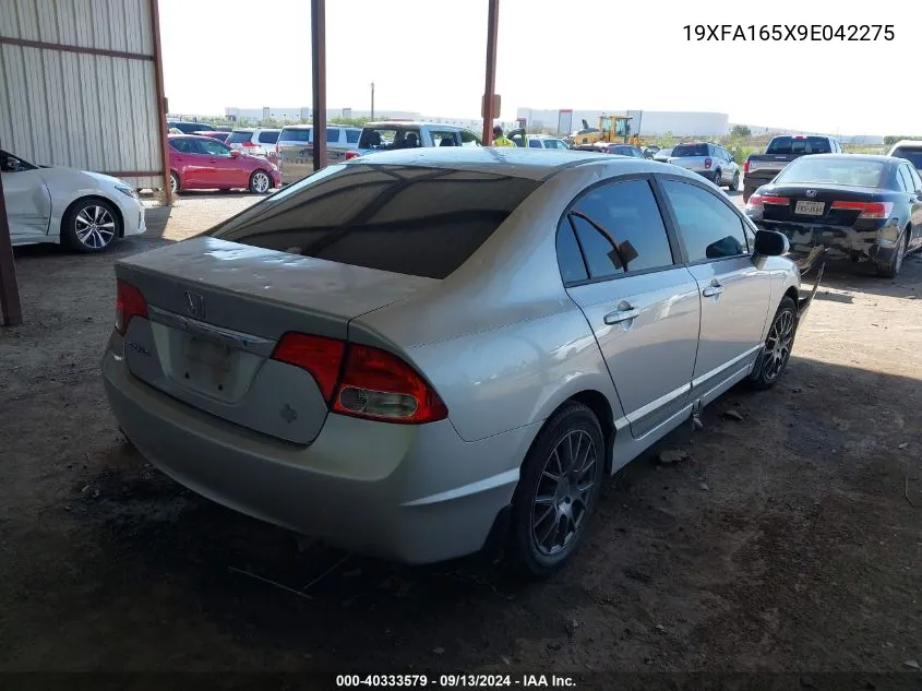 19XFA165X9E042275 2009 Honda Civic Lx