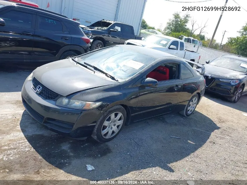 2HGFG12699H528692 2009 Honda Civic Lx