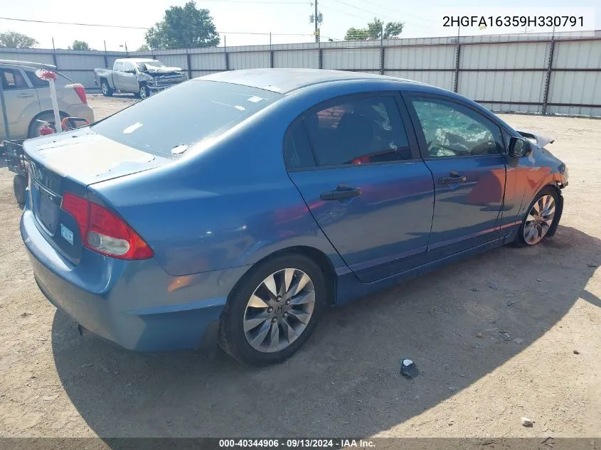 2HGFA16359H330791 2009 Honda Civic Vp