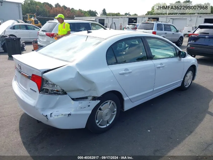 JHMFA36229S007968 2009 Honda Civic Hybrid