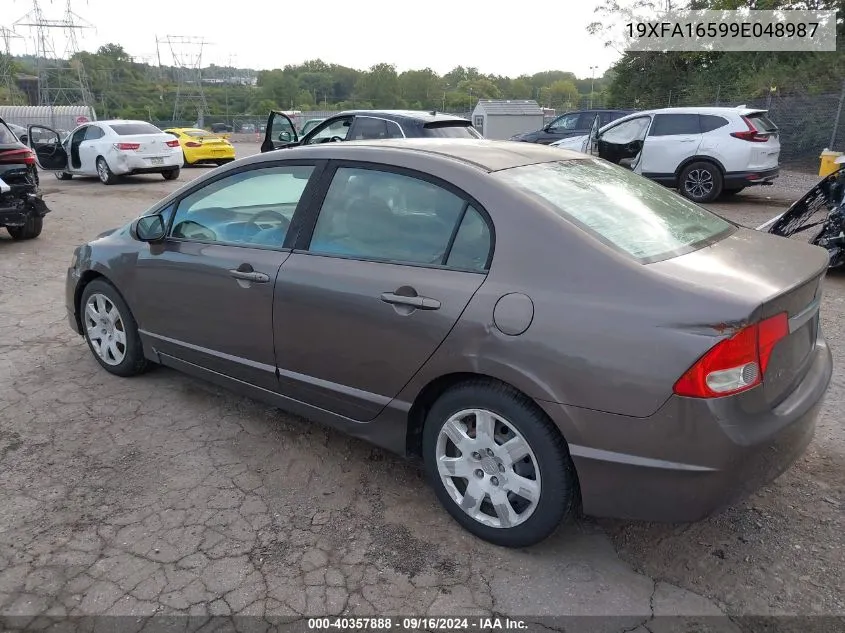 19XFA16599E048987 2009 Honda Civic Lx