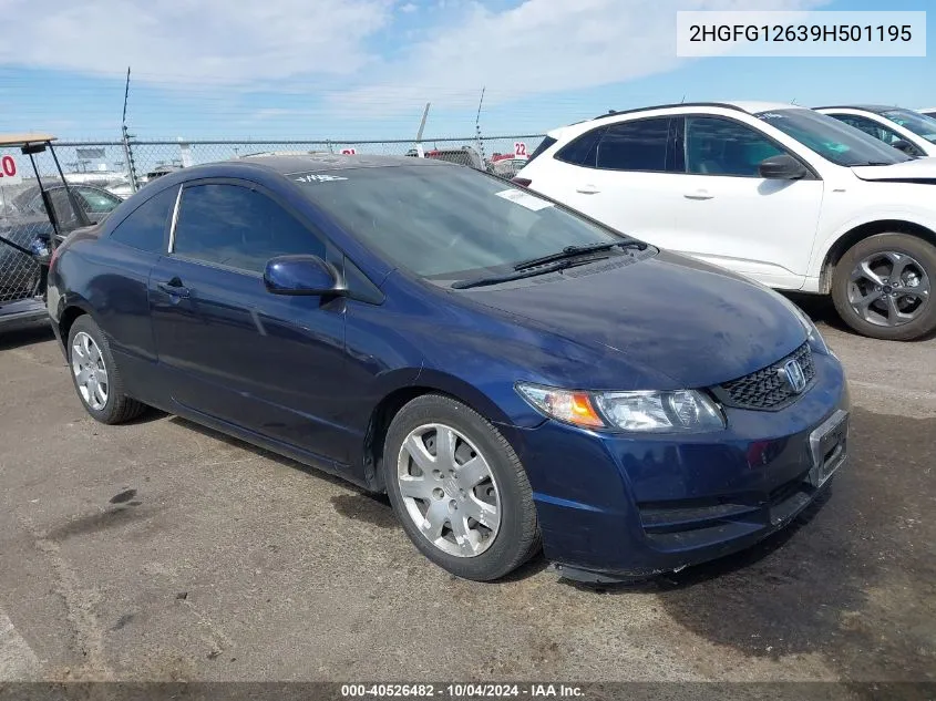 2HGFG12639H501195 2009 Honda Civic Lx