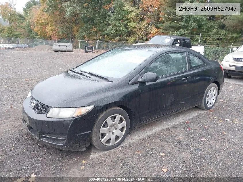 2009 Honda Civic Lx VIN: 2HGFG12609H527947 Lot: 40572289