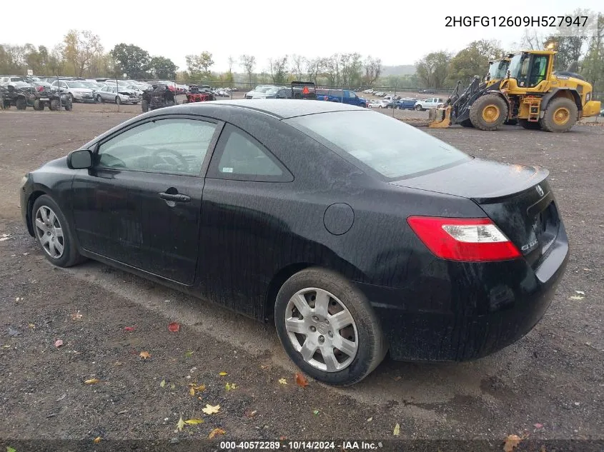 2HGFG12609H527947 2009 Honda Civic Lx