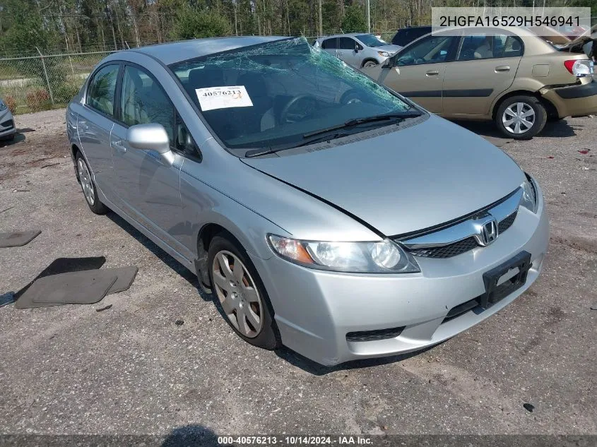 2009 Honda Civic Lx VIN: 2HGFA16529H546941 Lot: 40576213