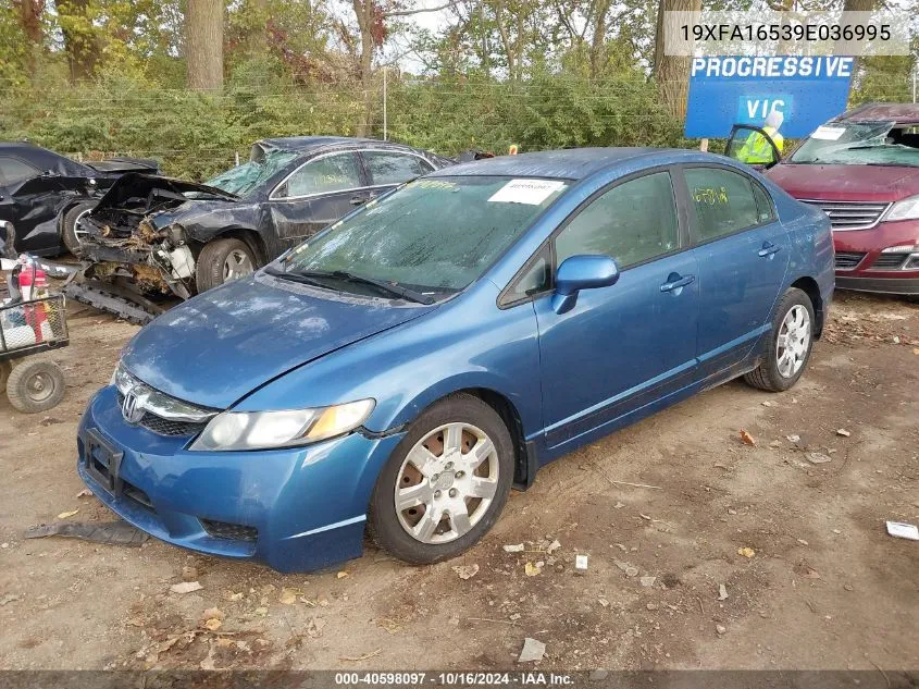 19XFA16539E036995 2009 Honda Civic Lx