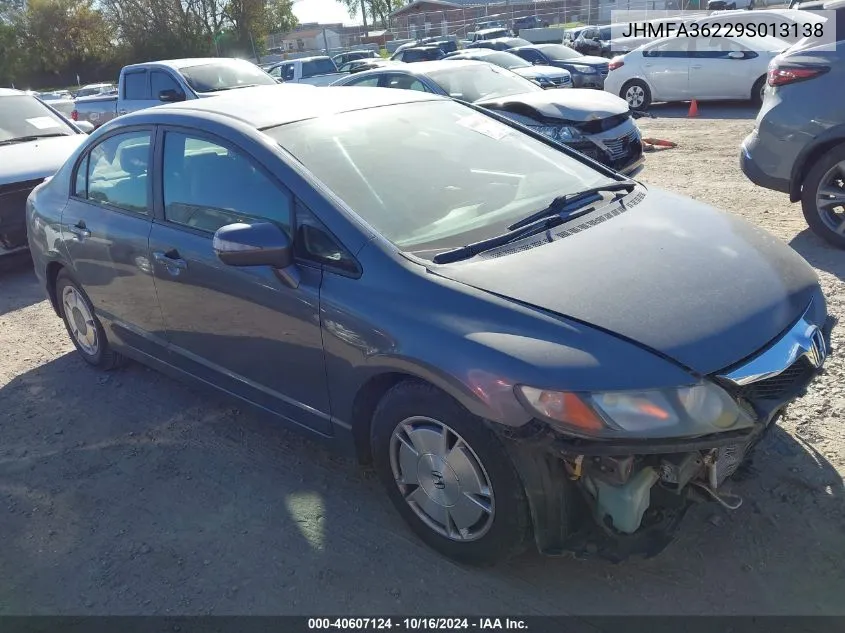 JHMFA36229S013138 2009 Honda Civic Hybrid