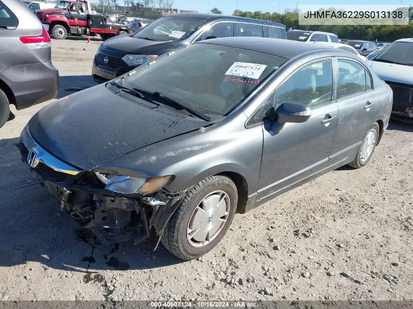 JHMFA36229S013138 2009 Honda Civic Hybrid