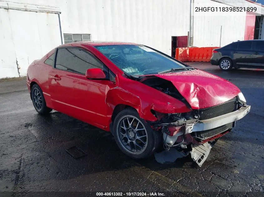 2HGFG118398521899 2009 Honda Civic Ex