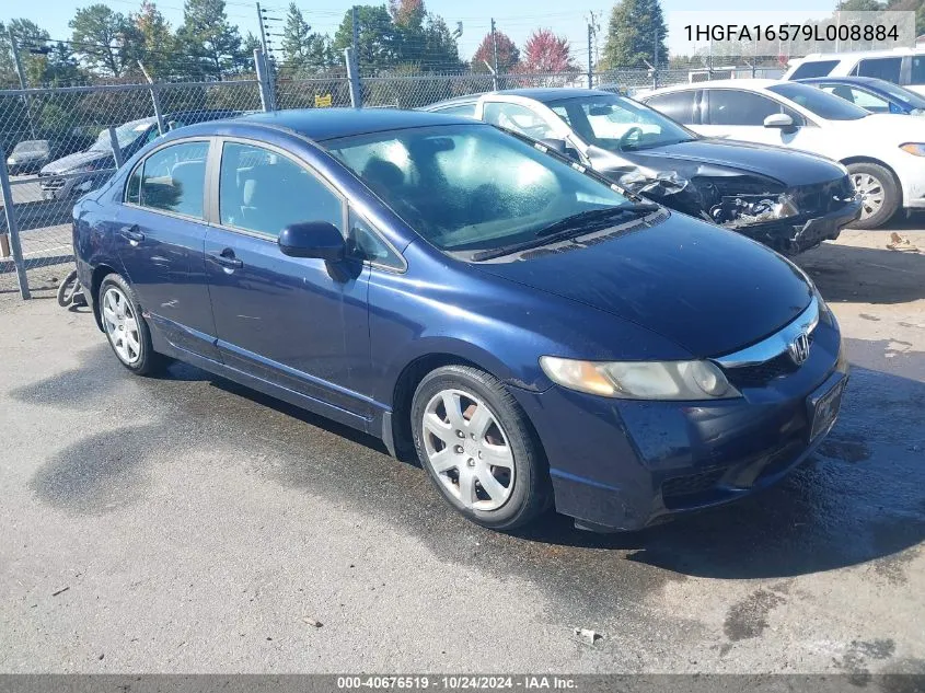 2009 Honda Civic Lx VIN: 1HGFA16579L008884 Lot: 40676519