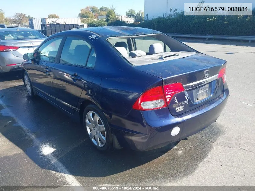 1HGFA16579L008884 2009 Honda Civic Lx