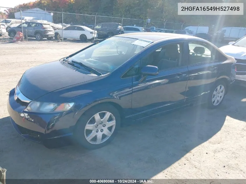 2HGFA16549H527498 2009 Honda Civic Lx