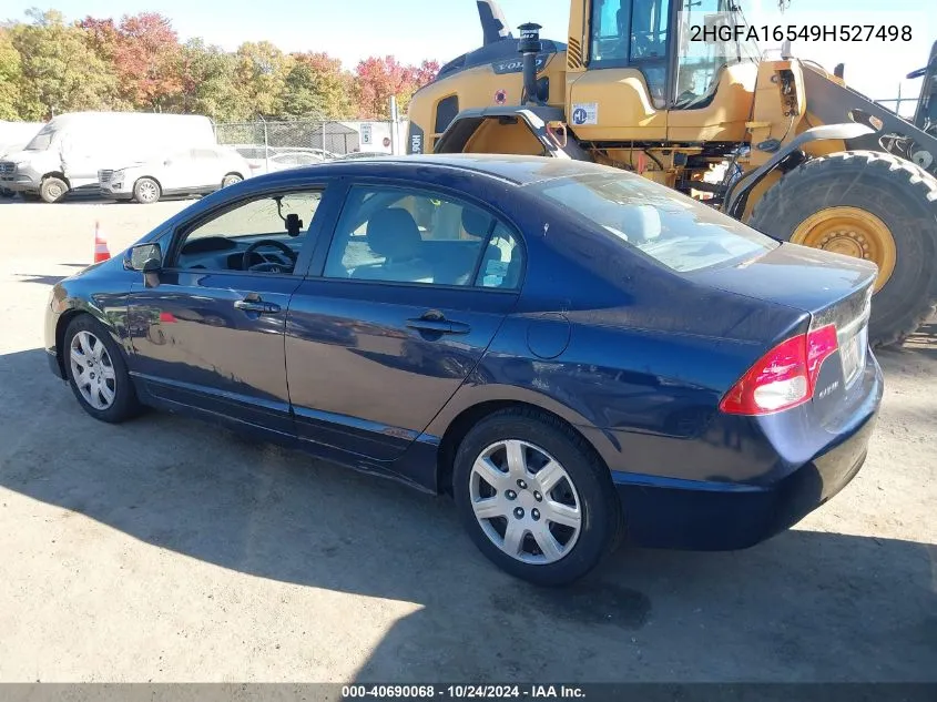 2HGFA16549H527498 2009 Honda Civic Lx