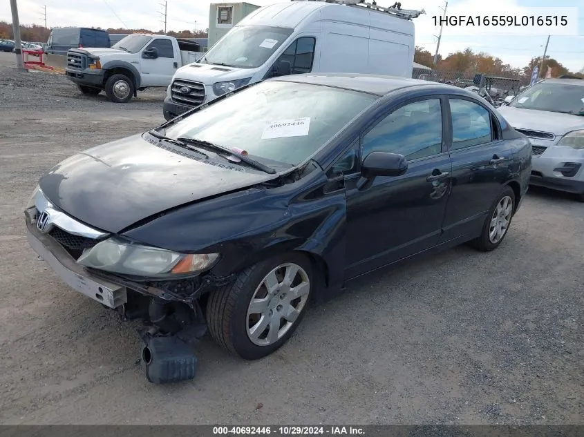 2009 Honda Civic Lx VIN: 1HGFA16559L016515 Lot: 40692446