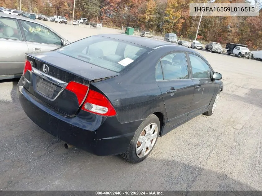 2009 Honda Civic Lx VIN: 1HGFA16559L016515 Lot: 40692446