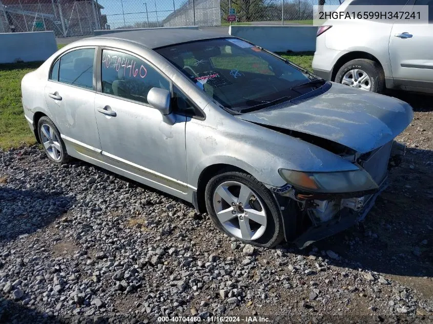 2009 Honda Civic Lx VIN: 2HGFA16599H347241 Lot: 40704460