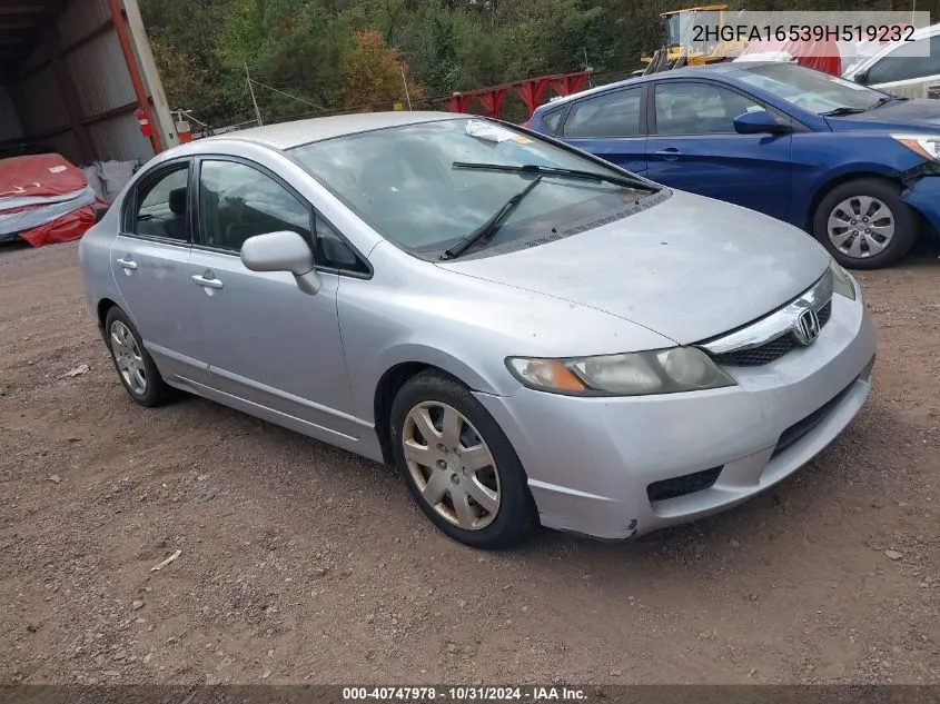 2HGFA16539H519232 2009 Honda Civic Lx