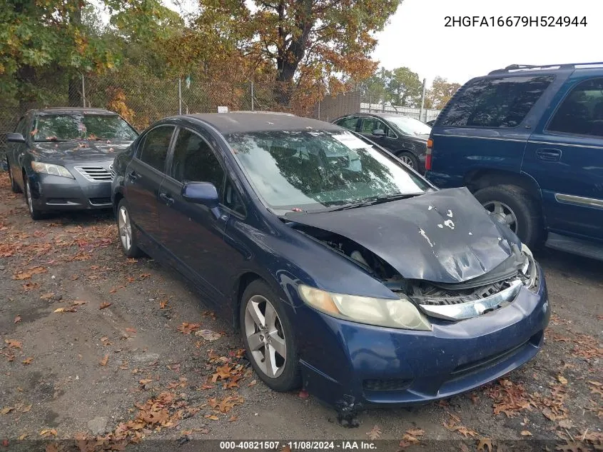 2HGFA16679H524944 2009 Honda Civic Lx-S