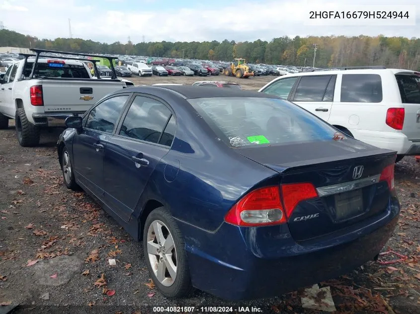 2HGFA16679H524944 2009 Honda Civic Lx-S