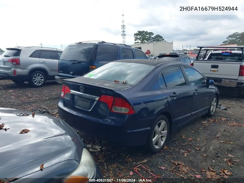 2HGFA16679H524944 2009 Honda Civic Lx-S