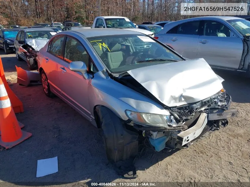 2HGFA16569H547526 2009 Honda Civic Lx