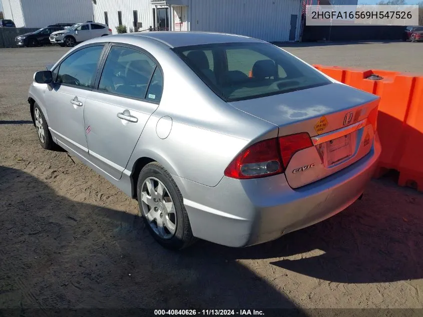 2HGFA16569H547526 2009 Honda Civic Lx