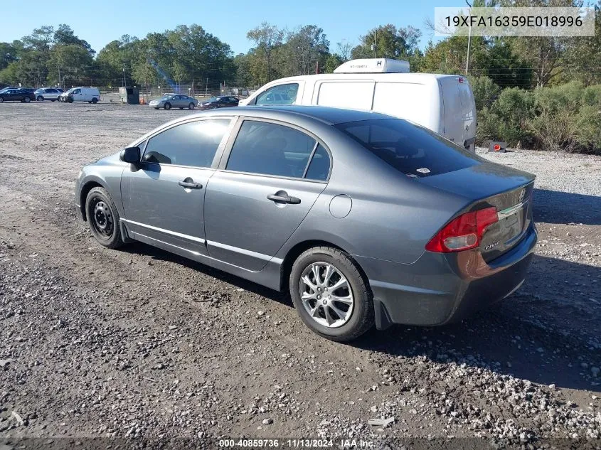 19XFA16359E018996 2009 Honda Civic Vp