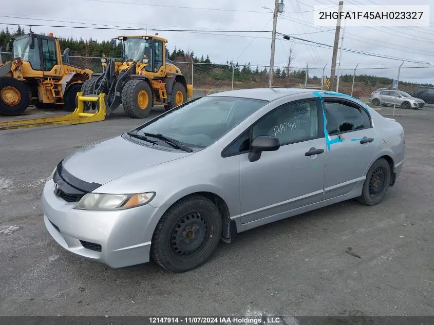 2010 Honda Civic Sdn VIN: 2HGFA1F45AH023327 Lot: 12147914