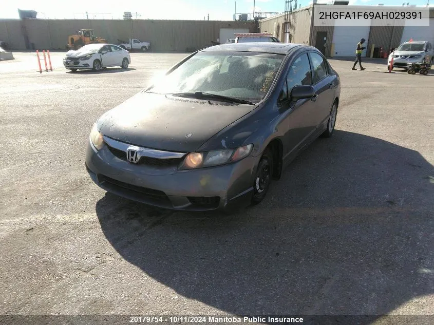 2HGFA1F69AH029391 2010 Honda Civic Sport