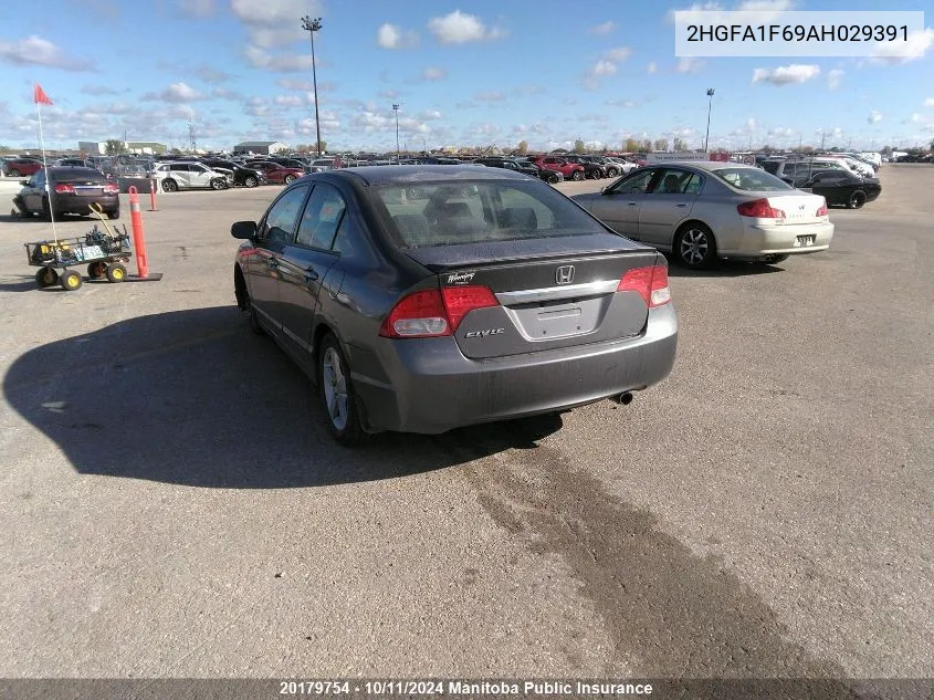 2HGFA1F69AH029391 2010 Honda Civic Sport