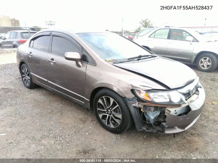 2HGFA1F55AH528437 2010 Honda Civic Lx