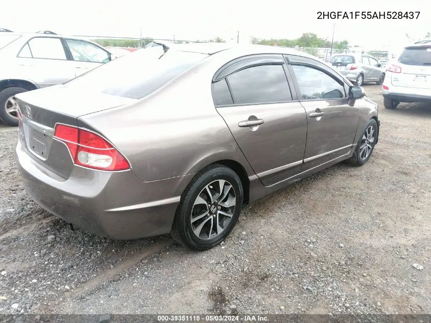 2HGFA1F55AH528437 2010 Honda Civic Lx