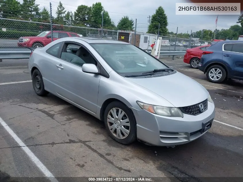 2010 Honda Civic Lx VIN: 2HGFG1B68AH530163 Lot: 39834723