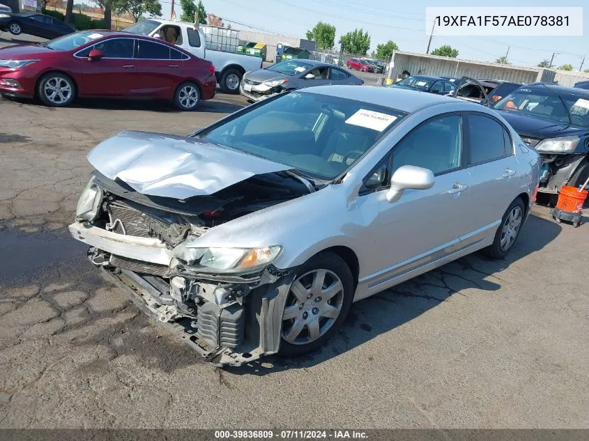 19XFA1F57AE078381 2010 Honda Civic Lx