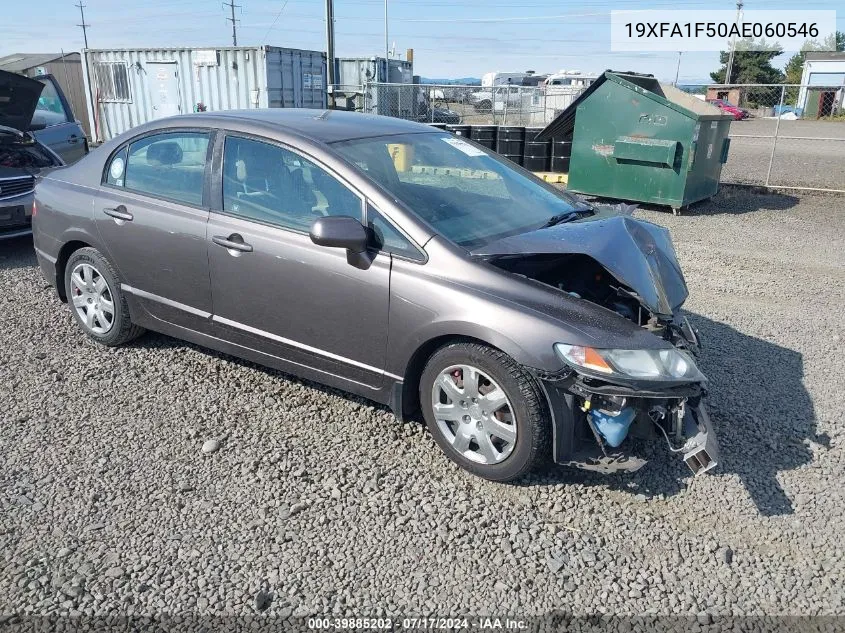 19XFA1F50AE060546 2010 Honda Civic Lx