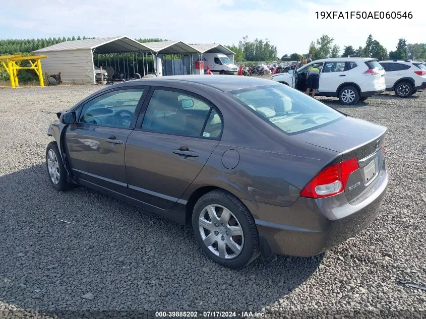 19XFA1F50AE060546 2010 Honda Civic Lx