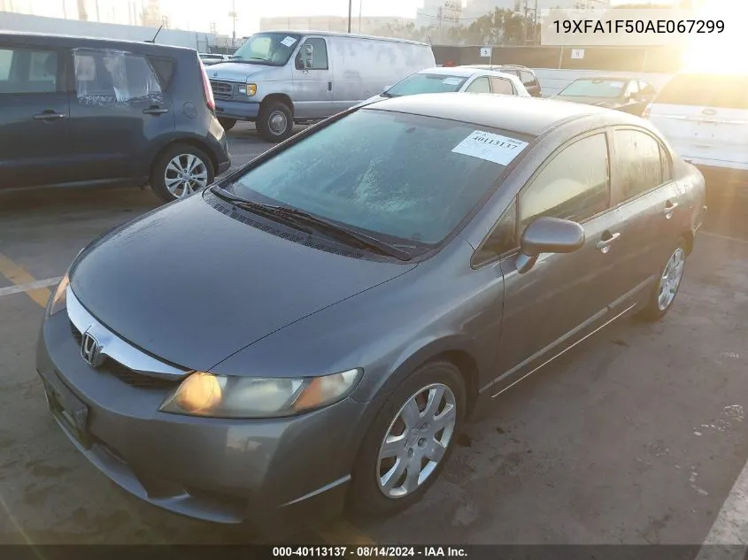 19XFA1F50AE067299 2010 Honda Civic Lx