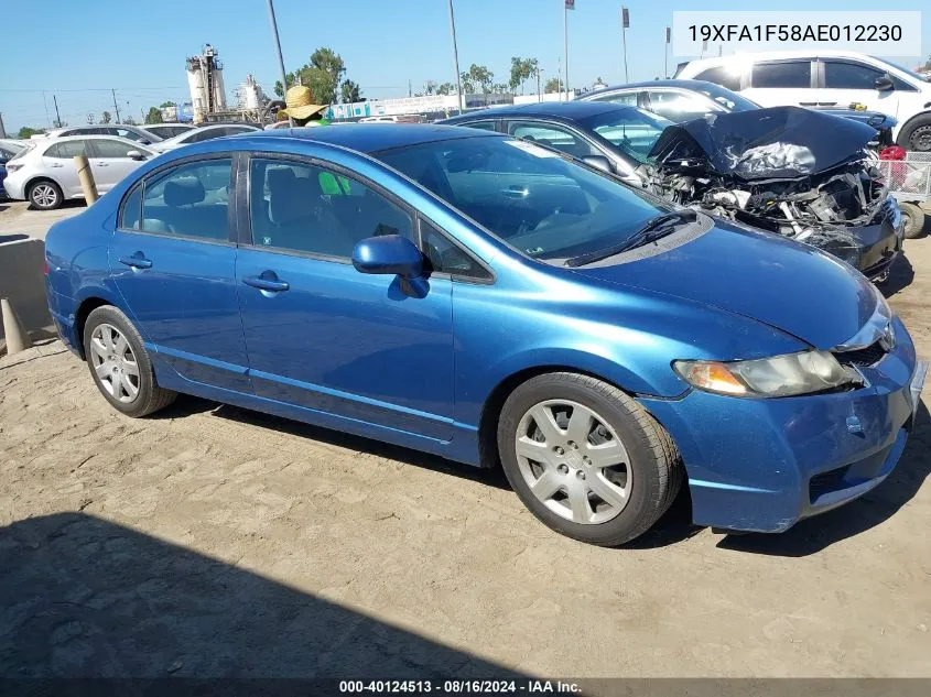 19XFA1F58AE012230 2010 Honda Civic Lx