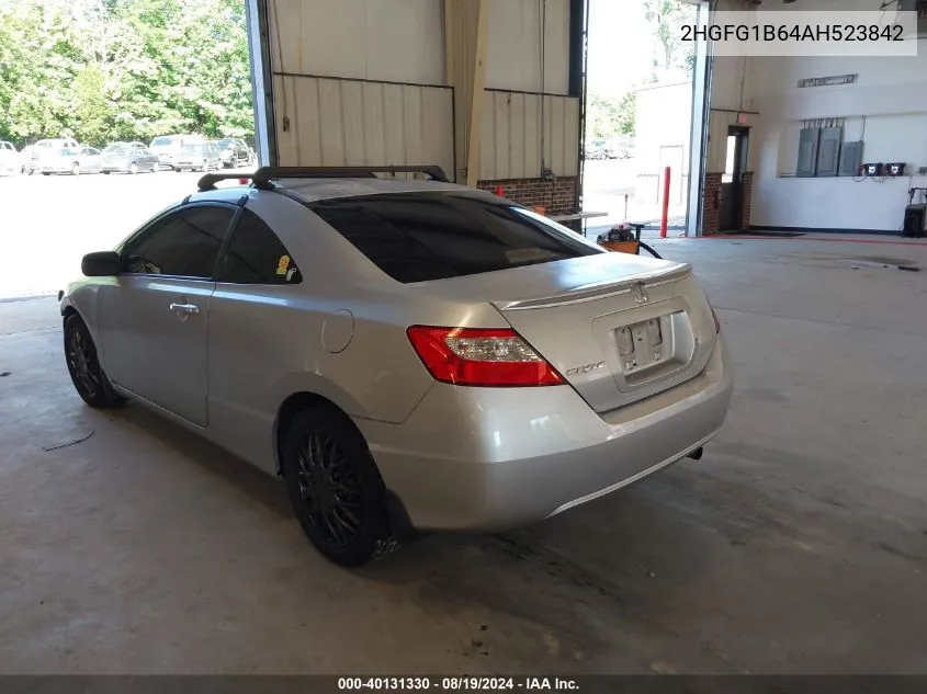 2HGFG1B64AH523842 2010 Honda Civic Lx