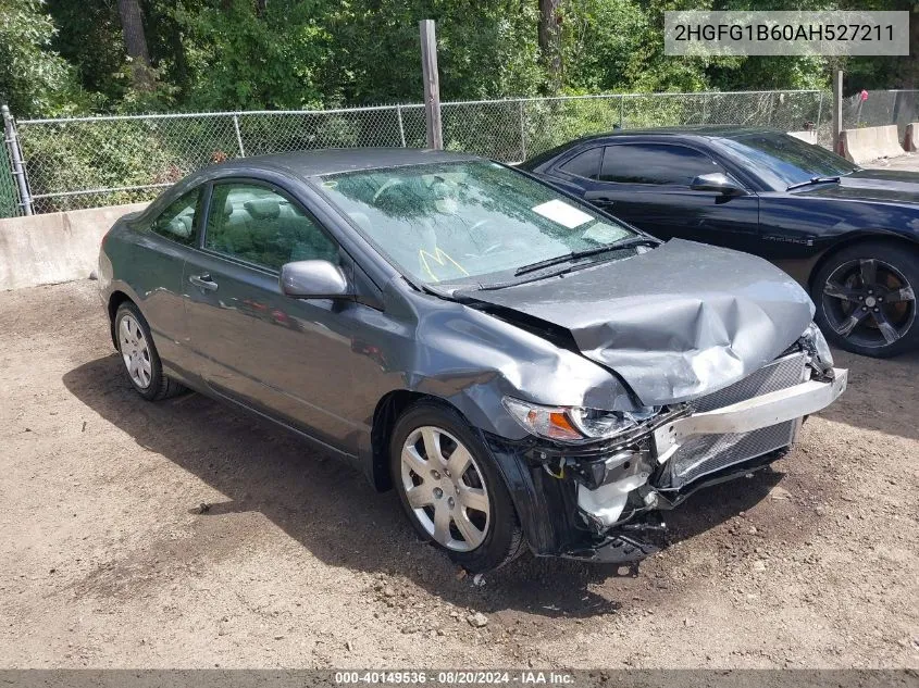 2010 Honda Civic Lx VIN: 2HGFG1B60AH527211 Lot: 40149536