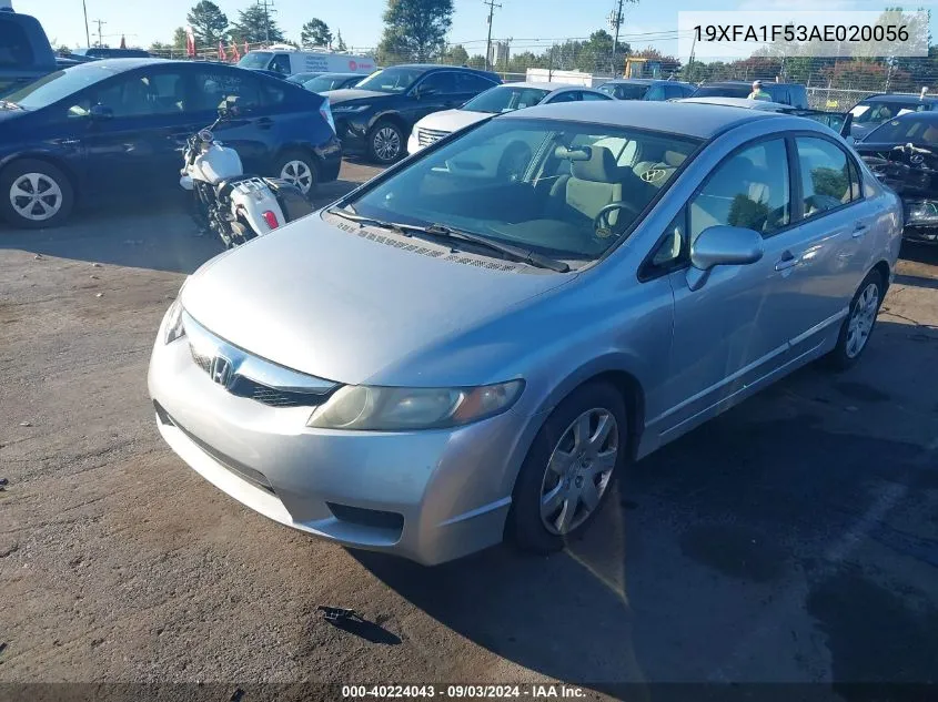 19XFA1F53AE020056 2010 Honda Civic Lx