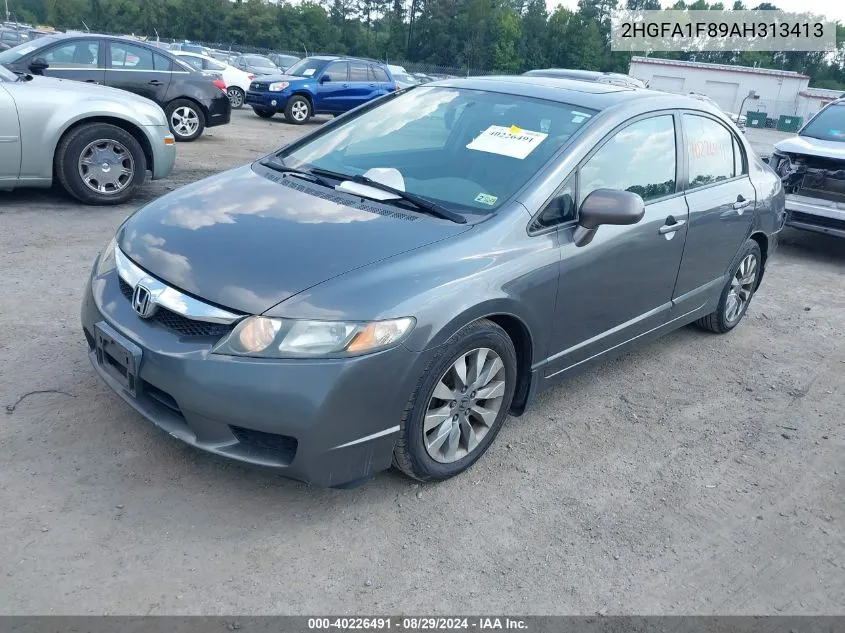 2010 Honda Civic Ex VIN: 2HGFA1F89AH313413 Lot: 40226491