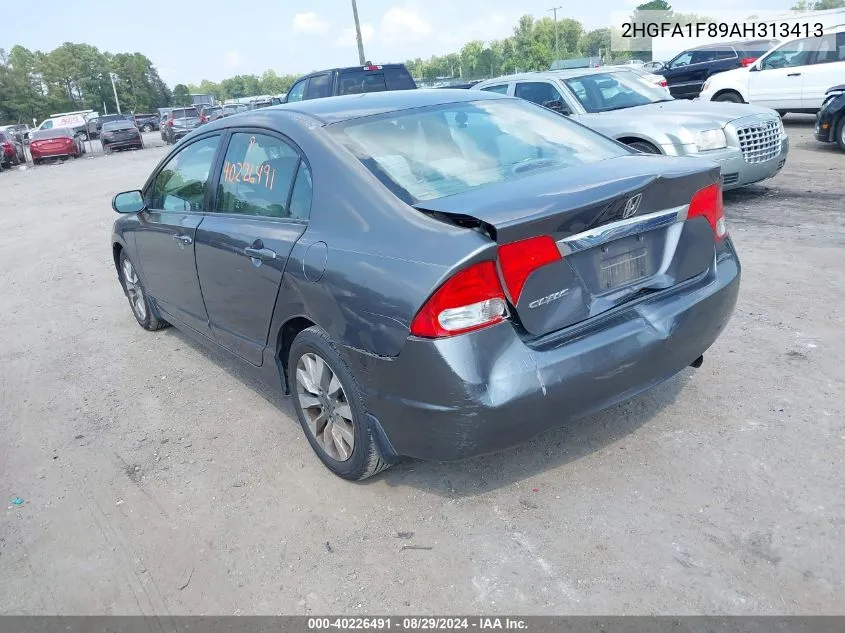 2HGFA1F89AH313413 2010 Honda Civic Ex