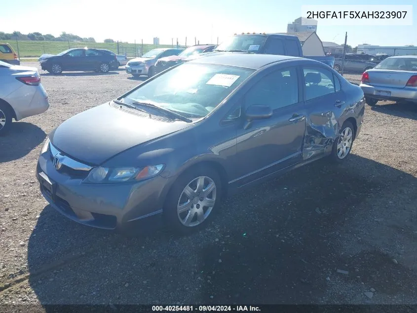 2010 Honda Civic Lx VIN: 2HGFA1F5XAH323907 Lot: 40254481