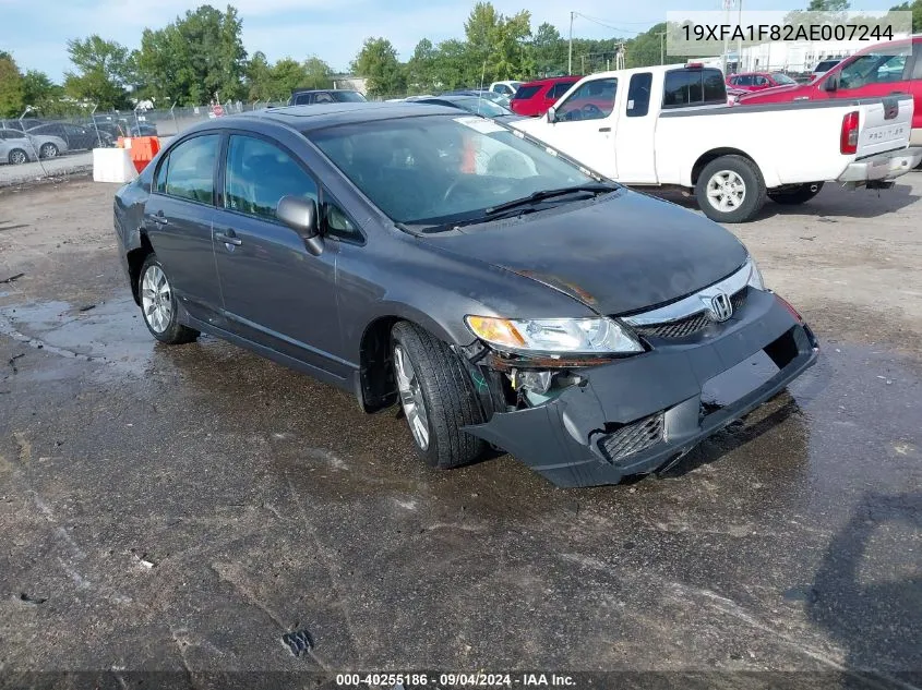 19XFA1F82AE007244 2010 Honda Civic Ex