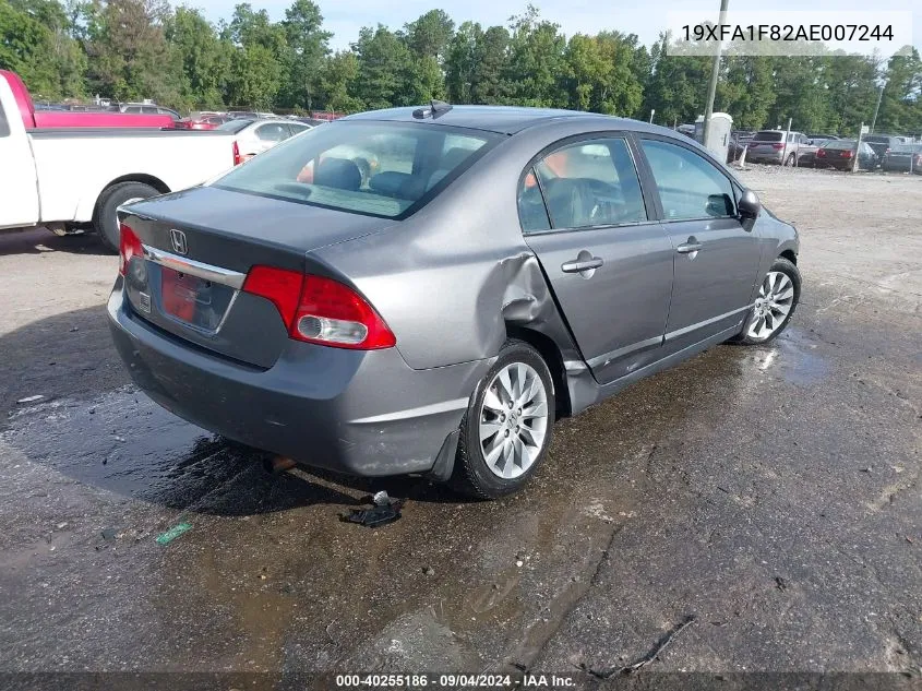 2010 Honda Civic Ex VIN: 19XFA1F82AE007244 Lot: 40255186