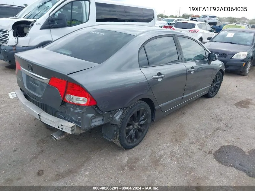 19XFA1F92AE064035 2010 Honda Civic Ex-L