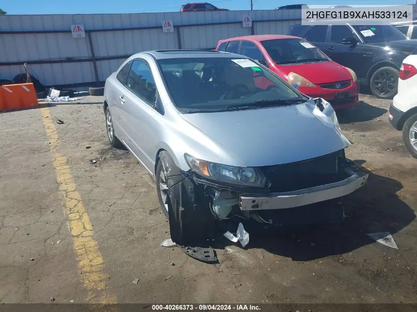 2010 Honda Civic Exl VIN: 2HGFG1B9XAH533124 Lot: 40266373